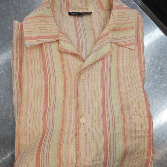 Striped Button-Up Shirt - Picture 9 of 9